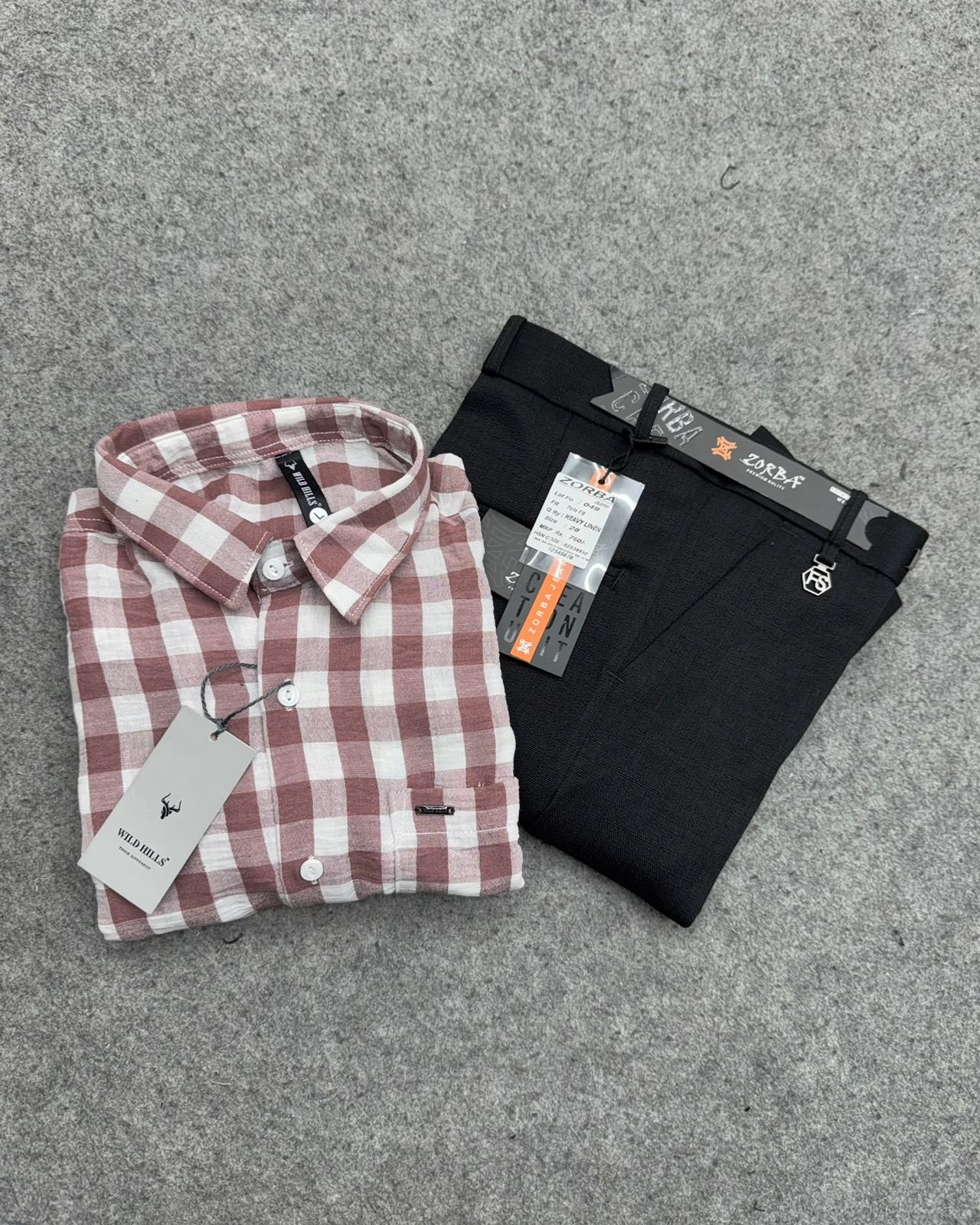 crushed linen + Linen Polo Fit